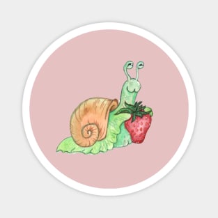 Strawberry Snail Magnet